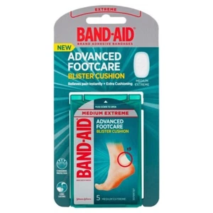 Band-Aid Advanced Footcare Blister Cushion Medium Extreme 5 Pack - Picture 1 of 1