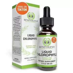 Benevolent Nourishment flüssiges Chlorophyll 2 flüssige Unzen pflanzliche Ergänzung NEU IM KARTON - Bild 1 von 10