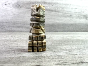 Gray Brown White Marble / Onyx Stone Replacement Queen Chess Piece - Picture 1 of 9