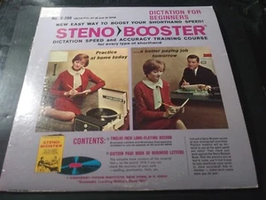 Steno Booster: Dictation For Beginners VG++ Original Conversa-Phone Record 1973 - Bild 1 von 4