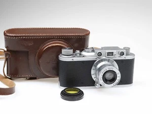 Leica II Kamera camera Elmar 50mm f3.5 Objektiv Leitz 97441 - Bild 1 von 8