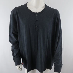UNTUCKit Herren Henley Langarm Hemd Größe XXXL 3XL dunkelblau - Bild 1 von 7