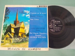 Grieg Danze Norvegesi Suite Lirica Bachauer Weldon 1963 - LP 12" Vinilo VG/VG - Foto 1 di 4