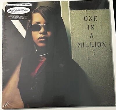 ‘Aaliyah’ “One In A Million” UO Edition Clear + Cream Galaxy Colored 2XLP SEALED - Image 1 of 4
