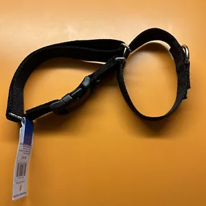 NEW Black PetSafe Martingale Quick Snap 1” Dog Collar Large 13"-20" Nylon - Picture 1 of 6