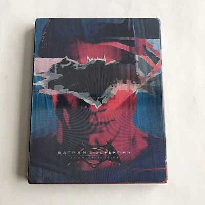 Batman V Superman Dawn of Justice Blu-ray [3D+2D] Steelbook [UK] HMV Exclusive! - Image 1 of 4