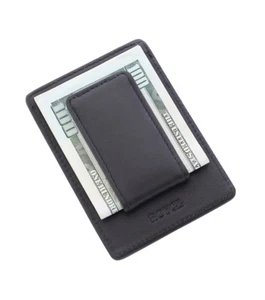 Royce New York Slim Wallet With Magnetic Cash Clip. Top Grain Nappa Leather - Picture 1 of 3