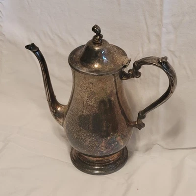 Oneida USA Silversmiths Silver Plated Teapot – Vintage Tea Pot ~ 10 1/2” Tall - Image 1 of 4
