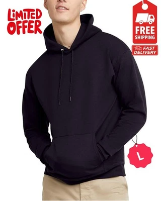 Sudadera con capucha Hanes EcoSmart, polar de peso medio, sudadera con capucha pulóver - grande Foto 1 de 4