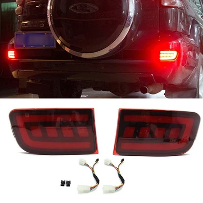 Lámpara de luz de freno de parachoques trasero LED roja para Toyota Land Cruiser Prado 2002-2009 Foto 1 de 4