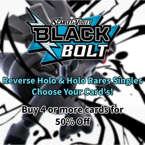 Black Bolt - Scarlet & Violet - Reverse Holo & Holos Rares - Singles - Pokemon - Picture 1 of 91