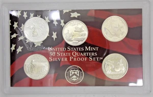 2004-S Silver Proof Quarters Set in Mint Plastic Lens, no COA or box - Picture 1 of 4