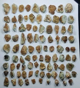 290 Gramm ästhetische kleine Hessonit Granat Proben Konvolut aus Pakistan. - Bild 1 von 18