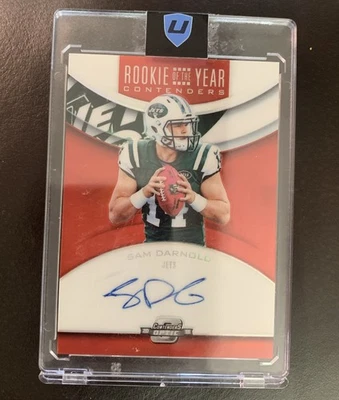 2018 PANINI CONTENDERS SAM DARNOLD ROOKIE OF THE YEAR AUTO /99! - Image 1 of 4