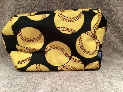 Bolsa de maquillaje de lona de béisbol NGil Foto 1 de 3