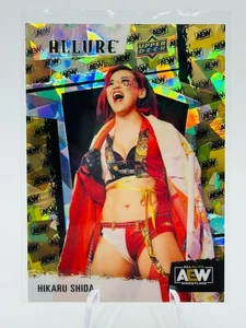 2023 HIKARU SHIDA Upper Deck Allure AEW LOGO Parallel #187/299 - Bild 1 von 3
