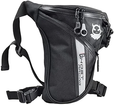 Marsupio Tattico Da Gamba per Moto Da Uomo Donna Marsupio Da Viaggio All'Aperto  - Immagine 1 di 4