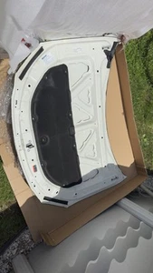Toyota GR 86 Hood 2022 OEM. White hood WRAPPED Black - Picture 1 of 2