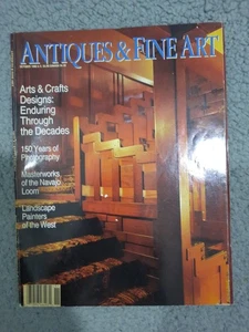 Antiques & Fine Art Magazine October 1988 Painting, Loom, Photography, Crafts - Picture 1 of 2