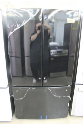 GE GNE27JGMBB 36" Negro 27,0 Cu. Refrigerador de puerta francesa Ft. NOB #155246 Foto 1 de 4