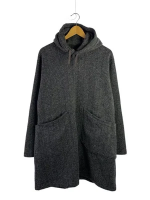 Engineered одежды длинный толстовка с капюшоном HB флис пальто серый S б/у - Изображение 1 из 4