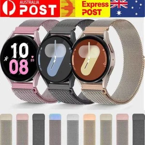 Samsung Galaxy Watch 7 6 4 5 Classic 44 40 mm Milanese Magnetic Band 20mm Strap - Picture 1 of 16