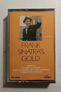 Frank Sinatra's Gold Cassette SEALED VTG No Barcode  - Picture 1 of 5