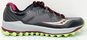Saucony Peregrine 8 Women's Trail Running Shoes Size 9.5 Grey/Violet/Aqua S10424 - Picture 1 of 14