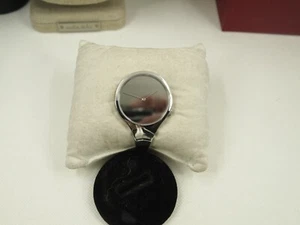 Georg Jensen Open Bangle Watch, Mirror Dial Design 326 Vivianna Torun - Working! - Picture 1 of 8