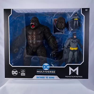 DC Multiverse Batman vs. Kong Megafig Justice League vs. Godzilla vs. Kong 2-Pk. - Image 1 of 4