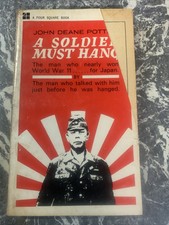 VINTAGE BOOK WAR WW2 PAPERBACK A SOLDIER MUST HANG GENERAL YAMASHITA JAPAN 3