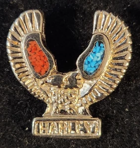 Harley Eagle vintage níquel plata colgante resina relleno varios tamaños - Imagen 1 de 1
