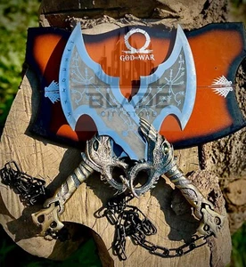 Kratos Blades of Chaos - God of War hojas gemelas con cadena edición dorada para BF - Imagen 1 de 6
