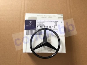 Insignia estrella negra brillante para maletero trasero Mercedes Clase E W207 cupé A2078170216 - Imagen 1 de 2