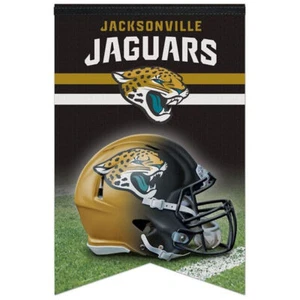 Jacksonville Jaguars Banner 17x26 Pennant Style Premium Felt - Picture 1 of 1