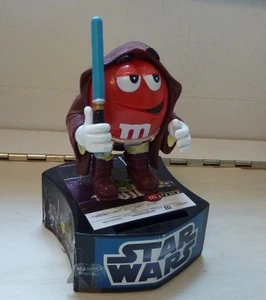 Dispensador de banco de dulces Star Wars M&Ms Mpire de Candyrific Jedi rojo 2010 sin dulces - Imagen 1 de 7