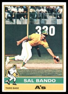 1976 Topps #90 Sal Bando A's EX-EXMINT *34