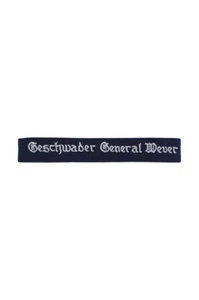 WWII Luftwaffe Geschwader General Wever EM Manschettentitel - Bild 1 von 1