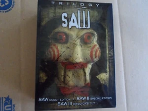 Saw Trilogy 6 DVD Disc Set Saw Uncut, II Special Edition, III Director’s Cut NEW - Picture 1 of 4