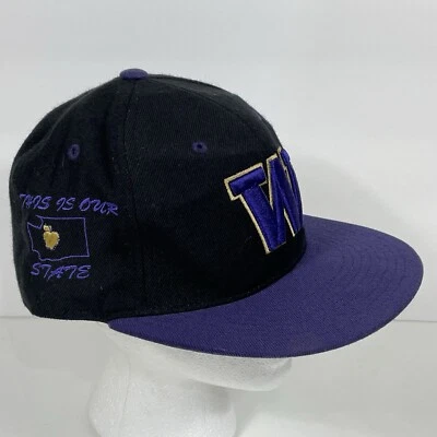 University Of Washington Huskies This Is Our State Embroidered Size 7 Hat Cap - Image 1 of 4