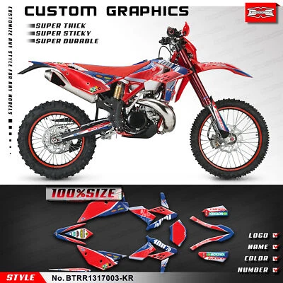 Pegatina gráfica de carreras para motocicletas para Beta RR 250-480 2013 2014 2015 2016 2017 Foto 1 de 4