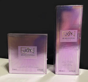ENJOY by Jean Patou: 2.5 fl oz Eau de Parfum and 6.7 fl oz Perfumed Body Lotion - Picture 1 of 3