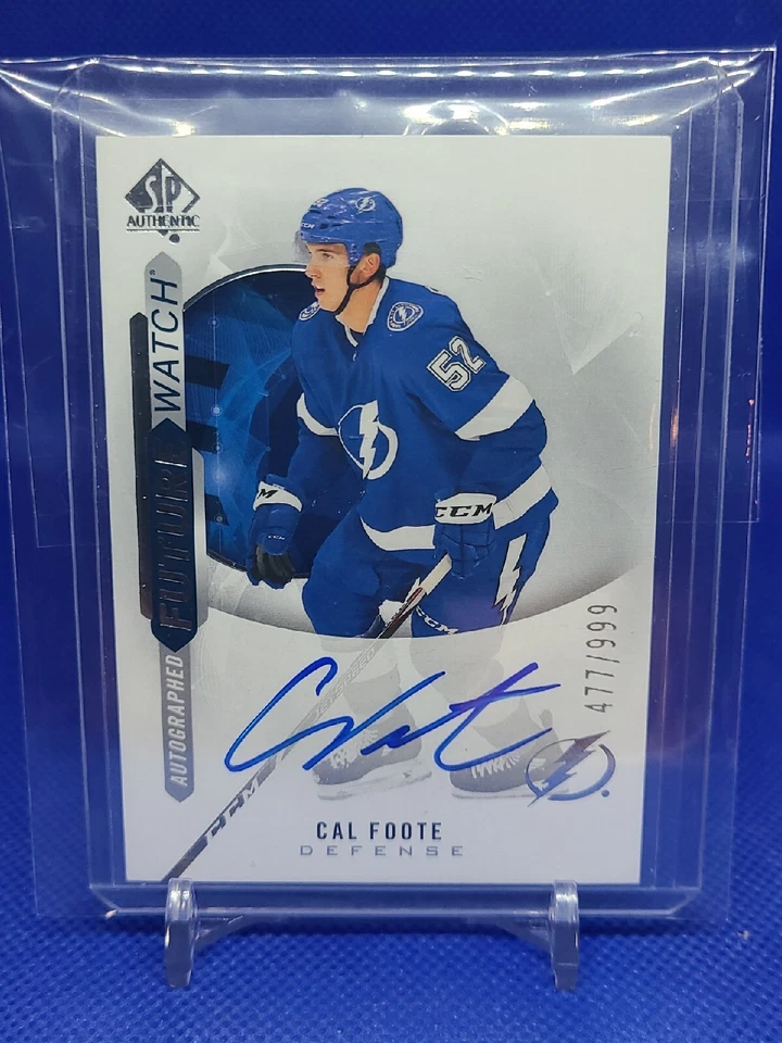2020-21 UD SP Authentic Future Watch Cal Foote /999 Tampa Bay Lightning  - Image 1 of 1