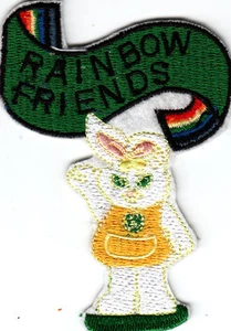 Mädchenführer Abzeichen REGENBOGENFREUNDE gelbes Tabard - Bild 1 von 1