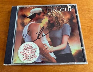Kevin Costner Hand Signed Tin Cup CD Yellowstone Texas Tornados Jimmy Vaughan - Bild 1 von 4