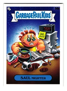 Saul Nighter 2020 Garbage Pail Kids Up All Night Coffee Sticker - Picture 1 of 2