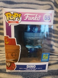 Funko POP! Spastik Plastik Vinyl Figure - DINO (Blue) #55 Funko Box of Fun Excl - Picture 1 of 6