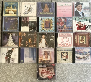 21x Christmas CD Lot Frank Sinatra Anne Murray Michael Buble Jackie Evancho - Picture 1 of 5