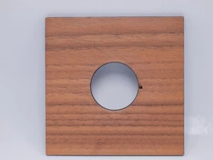 Deardorff Kodak Etc. Camera 4x4" Wood Lens Board 34.6mm Hole Copal 0 - Picture 1 of 2