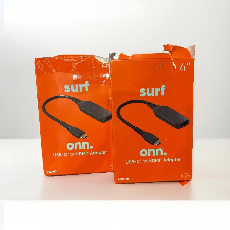ONN 4'' USB-C to HDMI Female Adapter  (2 Pack) - Image 1 of 1